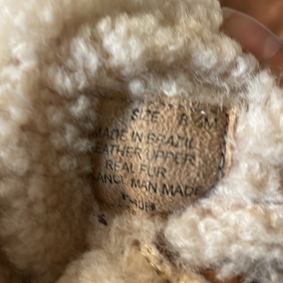 Bernardo Sherpa booties leather fur winter - Picture 15 of 15